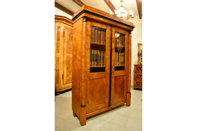 BIBLIOTEKA W STYLU BIEDERMEIER - PIĘKNY MODEL